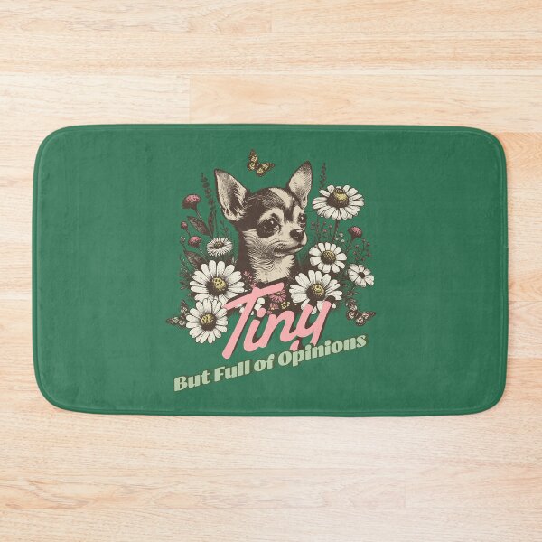Item preview, Tiny But Full of Opinions Funny Chihuahua Design | Floral Dog Lover Gift designed and sold by Sachie's Studio.
