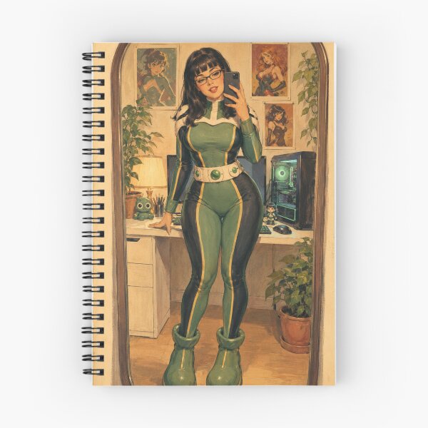 Item preview, Retro Amphibian Heroine Pinup – Vintage Superhero Glamour Art designed and sold by Cosplayvintage.