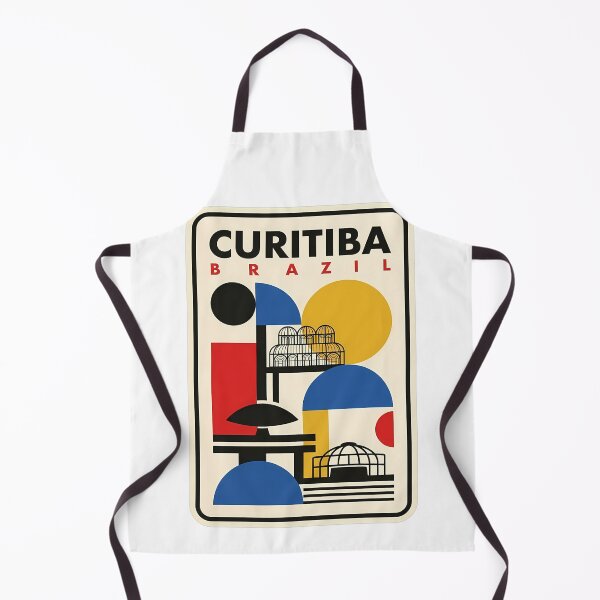 Item preview, Minimalist Curitiba Brazil Mid Century Modern Landmarks designed and sold by k3rstman1.
