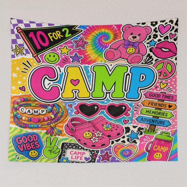 Item preview, Camp Collage designed and sold by Rachel's Room.