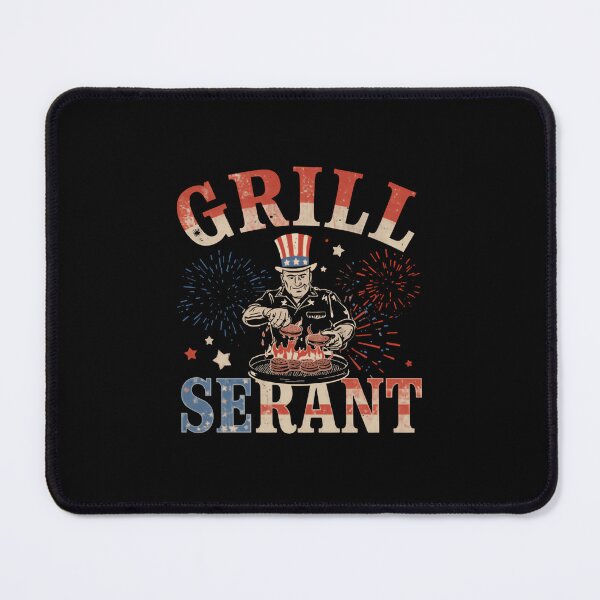 Item preview, Grill Serant Patriotic Griller Military Veteran Father Fourth Of July designed and sold by JonesFlora2025.