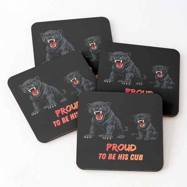Item preview, Proud to be His Cub – Black Panther Father and Son designed and sold by ROARSOME DESiGNS.