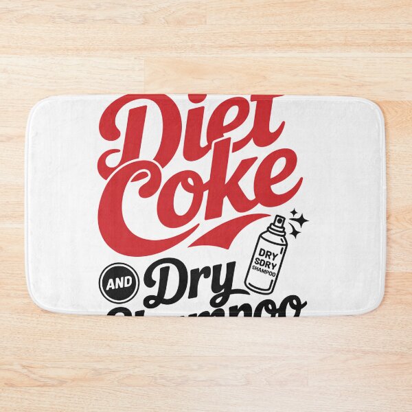 Item preview, Running On Diet Coke And Dry Shampoo — Funny Gag Gift Tee designed and sold by EXATEES  ⭐⭐⭐⭐⭐.