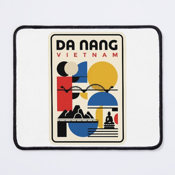 Item preview, Da Nang Vietnam Dragon Bridge Retro Geometric designed and sold by k3rstman1.