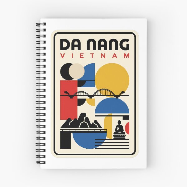 Item preview, Da Nang Vietnam Dragon Bridge Retro Geometric designed and sold by k3rstman1.