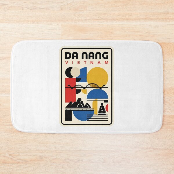 Item preview, Da Nang Vietnam Dragon Bridge Retro Geometric designed and sold by k3rstman1.