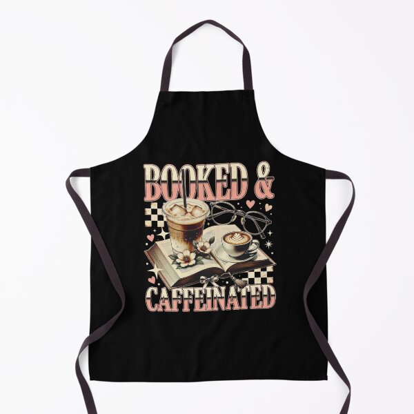 Item preview, Booked And Caffeinated Book Lover Graphic, Cute Coffee Reading Typography, Retro Coquette Aesthetic, Bookish Art designed and sold by Keingdesign.