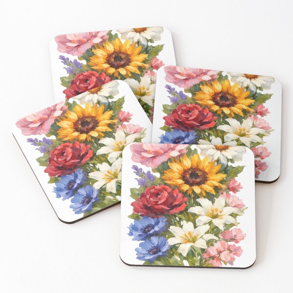 Item preview, Colorful Flower Bouquet Sticker designed and sold by tviyluv.