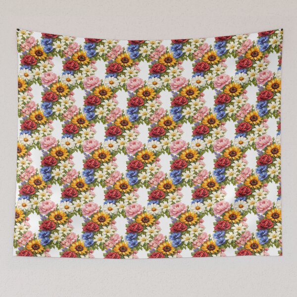 Item preview, Colorful Flower Bouquet Sticker designed and sold by tviyluv.