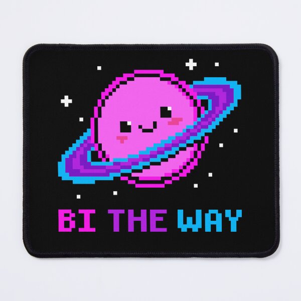Item preview, Bi The Way - Kawaii Bisexual Pride Pixel Art Planet designed and sold by artistastshirt.