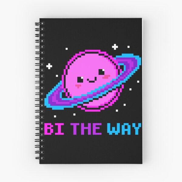 Item preview, Bi The Way - Kawaii Bisexual Pride Pixel Art Planet designed and sold by artistastshirt.