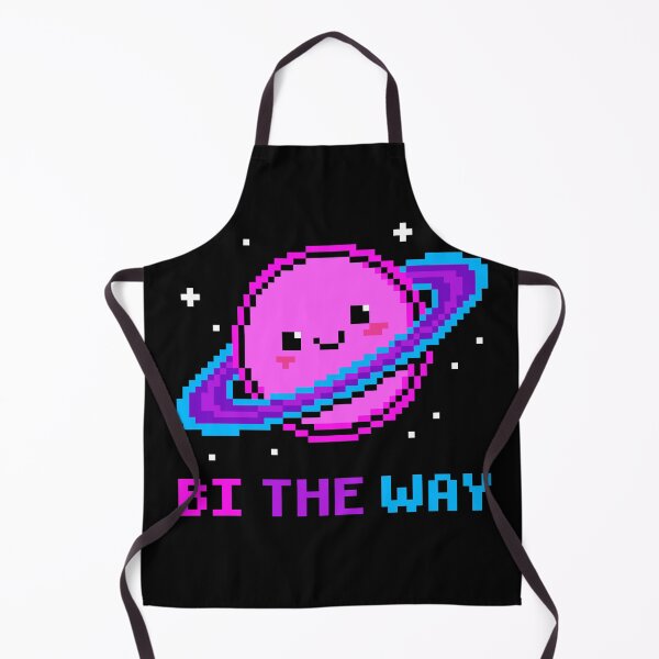 Item preview, Bi The Way - Kawaii Bisexual Pride Pixel Art Planet designed and sold by artistastshirt.