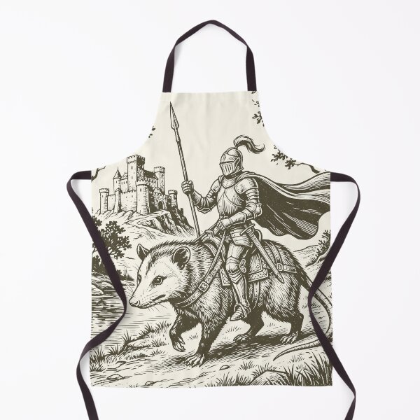 Item preview, Medieval Knight Possum Rider Vintage Mythical Warrior designed and sold by Y-Vibes.