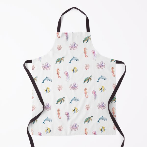 Item preview, Watercolor Ocean Animals Sticker Set designed and sold by Ewa Miller.