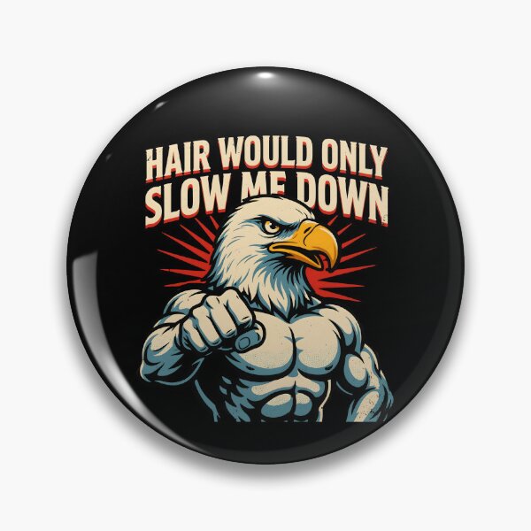 Item preview, Hair Would Only Slow Me Down Dad Humor Funny Bald Dad Vintage Quote designed and sold by Redgiant87x.
