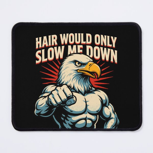 Item preview, Hair Would Only Slow Me Down Dad Humor Funny Bald Dad Vintage Quote designed and sold by Redgiant87x.