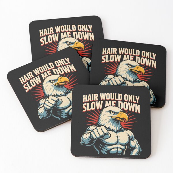 Item preview, Hair Would Only Slow Me Down Dad Humor Funny Bald Dad Vintage Quote designed and sold by Redgiant87x.
