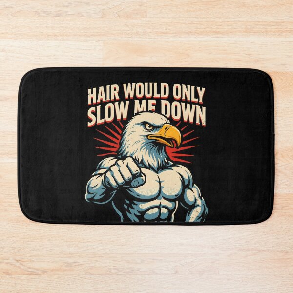 Item preview, Hair Would Only Slow Me Down Dad Humor Funny Bald Dad Vintage Quote designed and sold by Redgiant87x.