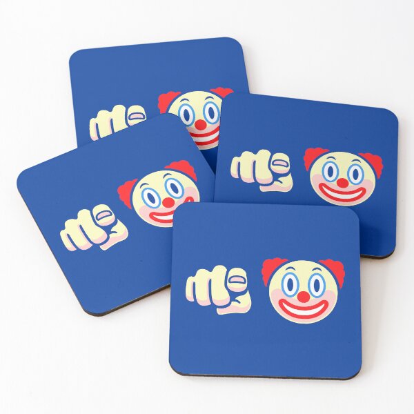 Item preview, Pointing Clown Emojis designed and sold by visualcraftsman.