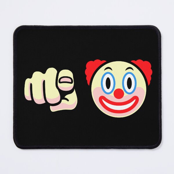 Item preview, Pointing Clown Emojis designed and sold by visualcraftsman.