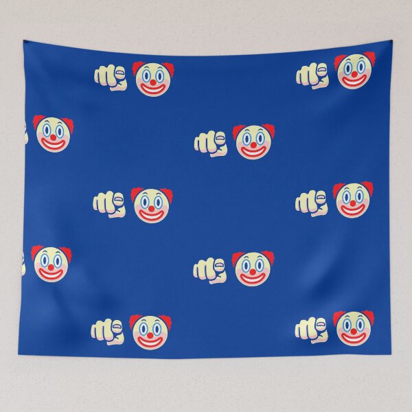 Item preview, Pointing Clown Emojis designed and sold by visualcraftsman.