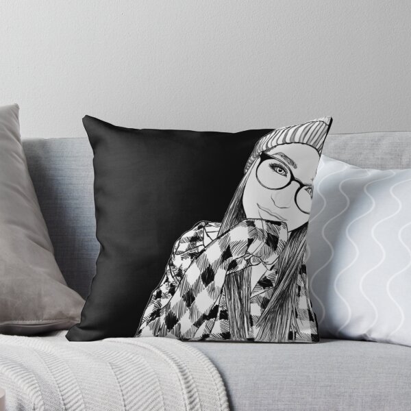 Item preview, Hipster Girl with Glasses & Flannel designed and sold by AlwaysAmara.