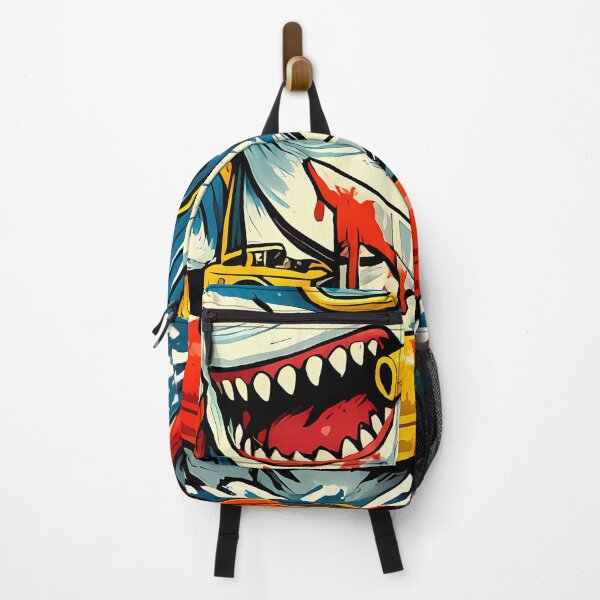 Item preview, Cartoon shark wearing snorkeling gear holding ice cream designed and sold by By:MarcinK.