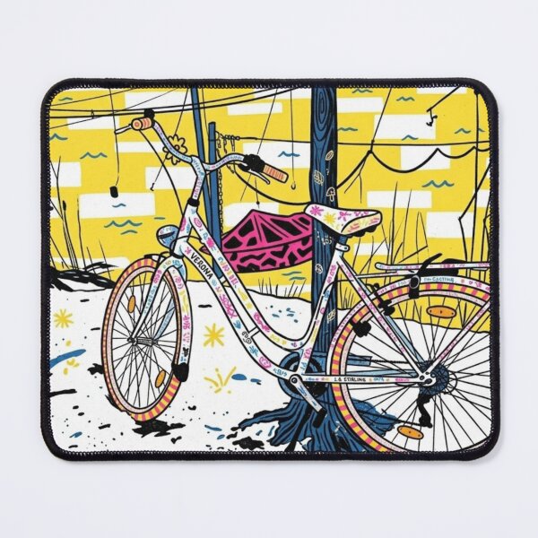 Item preview, “The Bike, The City, and The Breakfast Cult Who Forgot Their Brakes” designed and sold by Print Fiction.