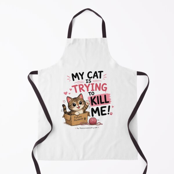 Item preview, My Cat Is Trying To Kill Me! designed and sold by ParanormalCount.