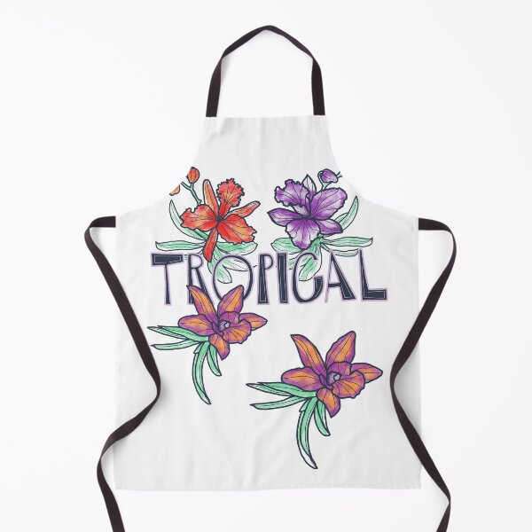 Item preview, Tropical Exotic Floral Botanical Illustration Dark T-Shirt designed and sold by Atique Creations.