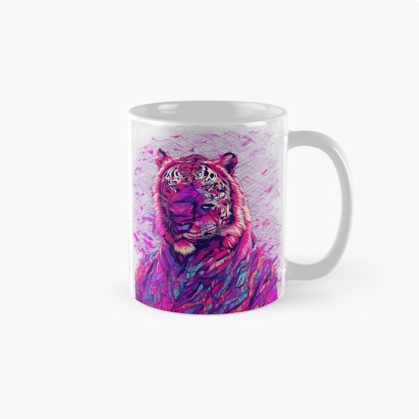 Item preview, Neon Tiger Sunset Grid designed and sold by nndgraphics.