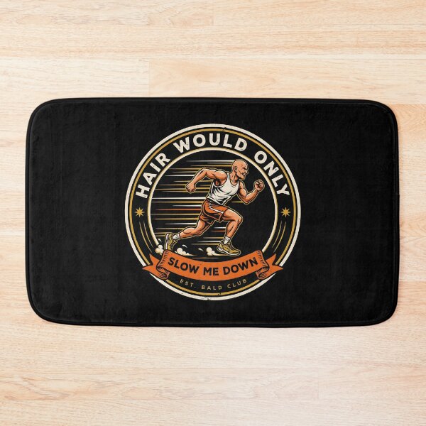 Item preview, Hair Would Only Slow Me Down Dad Humor Retro Dad Joke for Bald Dads designed and sold by Redgiant87x.