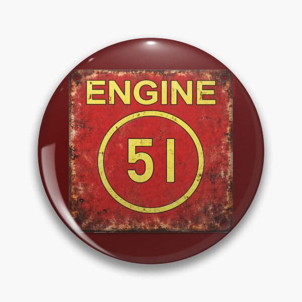 Item preview, Engine 51 Tin Distressed designed and sold by Normbot2000.