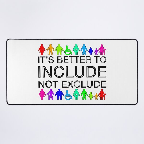 Item preview, It's Better To Include, Not Exclude: Shapes & Sizes (Rainbow) designed and sold by SarahJosArt.