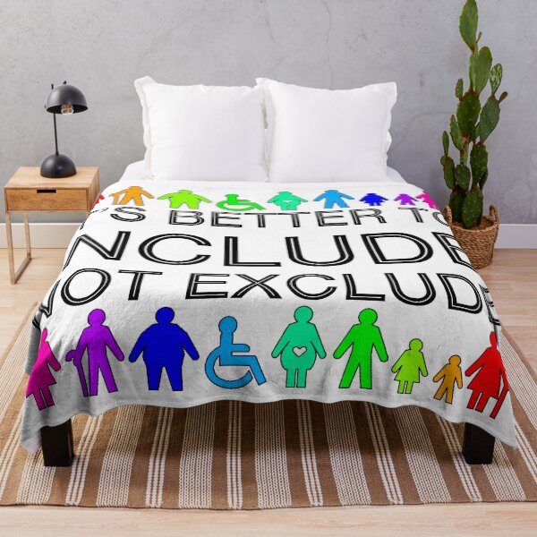 Item preview, It's Better To Include, Not Exclude: Shapes & Sizes (Rainbow) designed and sold by SarahJosArt.