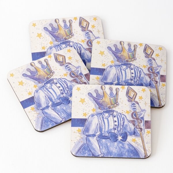 Item preview, Headless Royal Queen Crown Vintage Indigo Watercolor Graphic designed and sold by WarmTones.