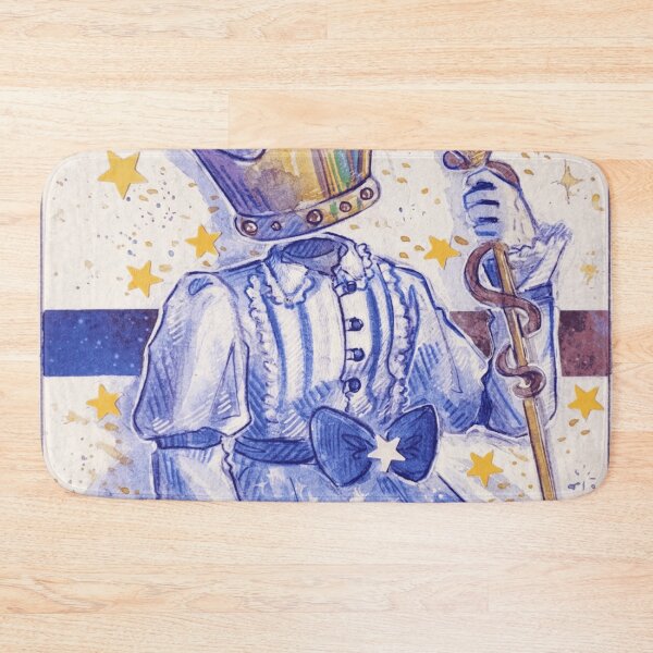 Item preview, Headless Royal Queen Crown Vintage Indigo Watercolor Graphic designed and sold by WarmTones.