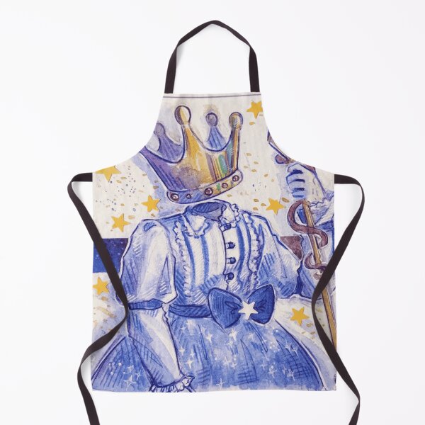 Item preview, Headless Royal Queen Crown Vintage Indigo Watercolor Graphic designed and sold by WarmTones.