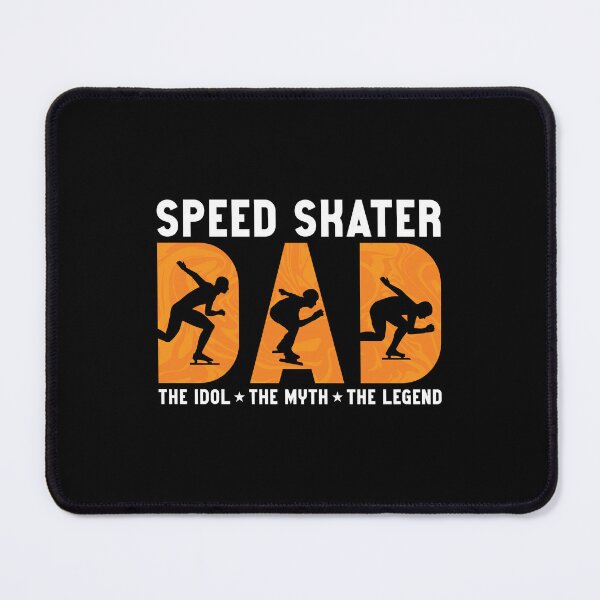 Item preview, Speed Skater Dad The Idol The Myth Loves Skating designed and sold by tshirtconcepts.