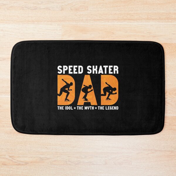 Item preview, Speed Skater Dad The Idol The Myth Loves Skating designed and sold by tshirtconcepts.