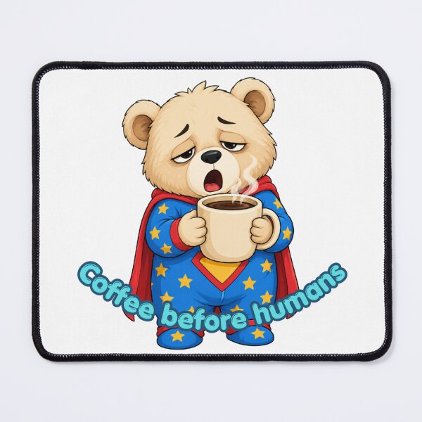Item preview, Coffee Before Humans Funny Bear Coffee T-Shirt designed and sold by Leogasup.