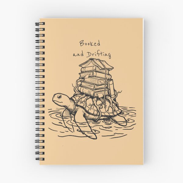 Item preview, Funny Turtle Reading Books Drawing - Booked and Drifting designed and sold by Lumi-Bloom.