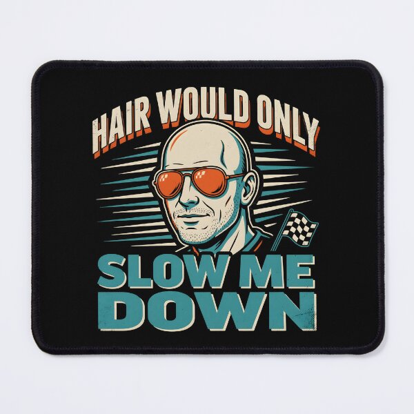 Item preview, Hair Would Only Slow Me Down Dad Humor Funny Sarcastic Bald Dad designed and sold by Redgiant87x.