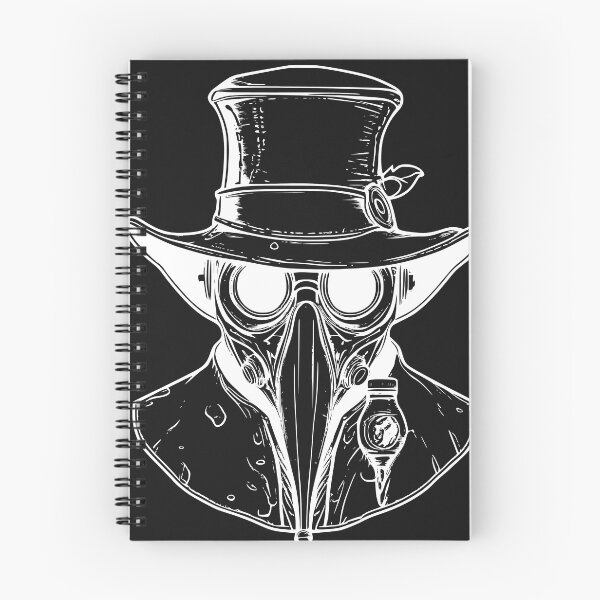 Item preview, Gothic Plague Doctor Alchemist Potion Woodcut White Ink T-Shirt designed and sold by DarkOriginArts.