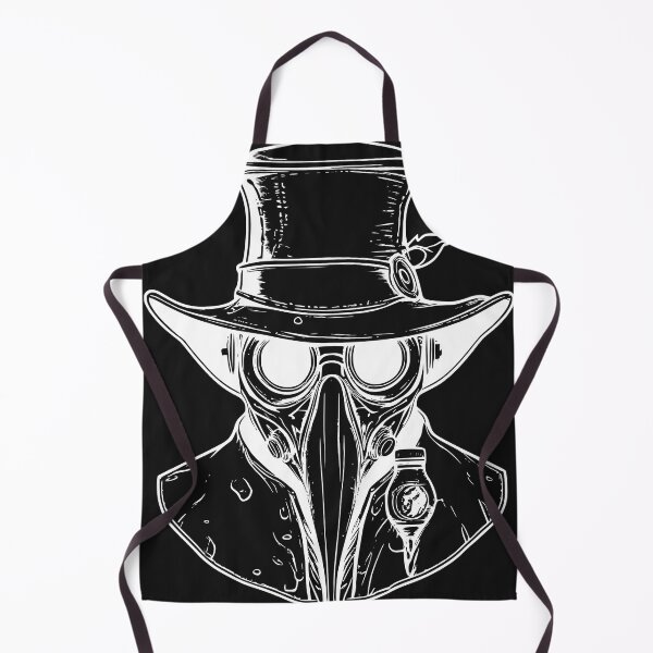 Item preview, Gothic Plague Doctor Alchemist Potion Woodcut White Ink T-Shirt designed and sold by DarkOriginArts.