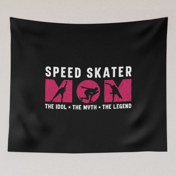 Item preview, Speed Skater Mom The Idol The Myth Skating Lover designed and sold by tshirtconcepts.