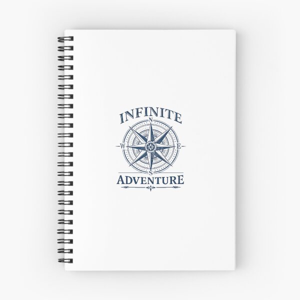Item preview, Compass Rose Infinite Adventure – Navy Blue Nautical Logo designed and sold by ulupono.
