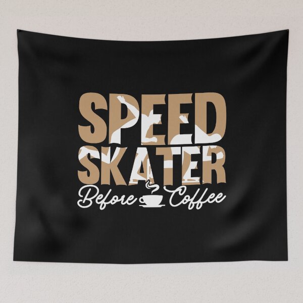 Item preview, Speed Skater Before Coffee Skating Coffee Lover designed and sold by tshirtconcepts.