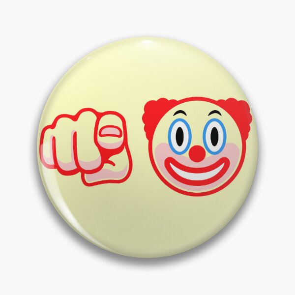Item preview, Pointing Clown Emojis designed and sold by visualcraftsman.