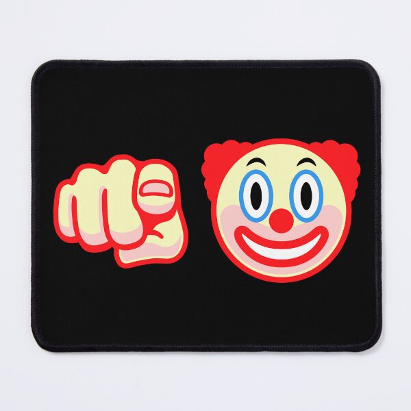 Item preview, Pointing Clown Emojis designed and sold by visualcraftsman.